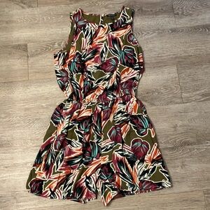 Belk Madison multicolor tropical romper